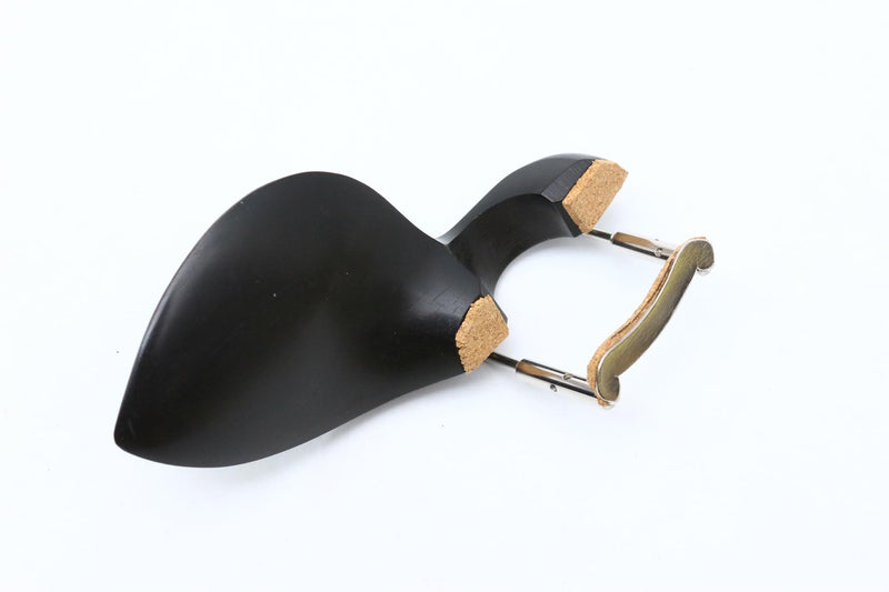 4/4 Left Hand Violin Chin rest Ebony Wood Violin Bracket With Chin rest Clamp Fiddle (left hand)