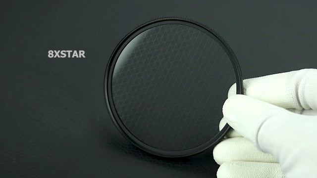JJC 72mm Star Filter Cross Screen Starburst Filter Kit for Camera Lens