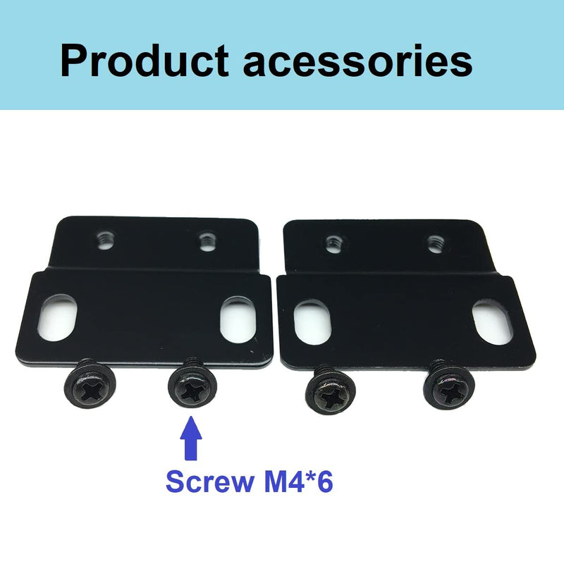 Jingchengmei 2 Pack 1U Metal Disassembled Blank Panel 1U Rack Mount Spacer for 19in Server Rack Enclosure or Network Cabinet, Black (ABPA2PC)