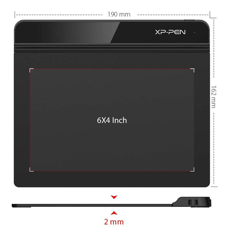 XP-Pen StarG640 6x4 Inch Ultrathin Tablet Drawing Tablet & Professional Artist Lycra Glove(Suitable for Right Hand and Left Hand Free Size)