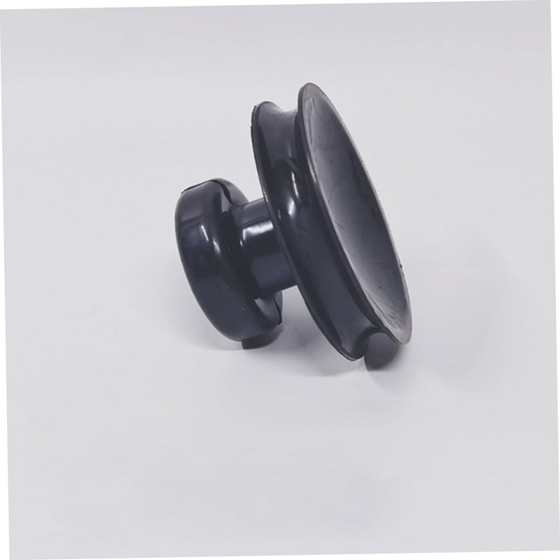 Mikinona 3Pcs Suction Cup Handle for Sound Bowl Meditation Singing Bowl Lifting Cups Suction Cups for Chakra and Sound Therapy 6.00X6.00X5.00CM Black