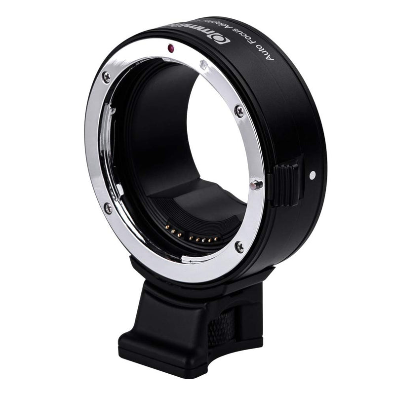 Commlite CM-EF-EOS R Lens Adapter, Electronic Auto-Focus EF to R Mount Adapter for Canon EF/EF-S Lens to EOS R, EOS RP, EOS R6, EOS R5 Series Mirrorless Cameras EF-EOS R