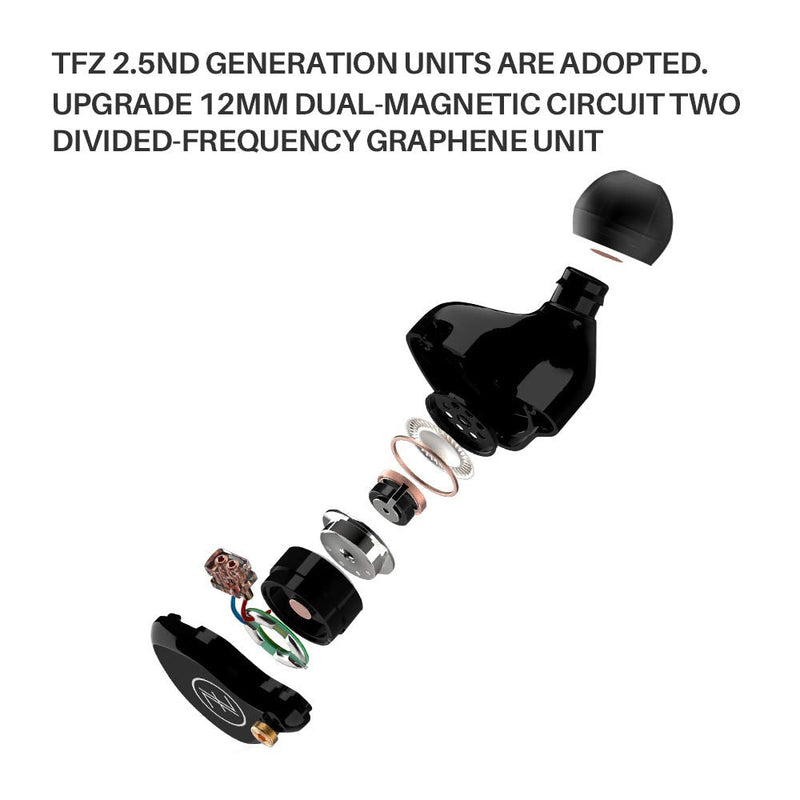 in Ear Headphone, TFZ T2 Stereo Gaming Earphone, in-Ear Monitors, 3.5mm Bass Music HiFi Earbuds IEM, Compatible for iPhone and Android and PC (Golden Purple)