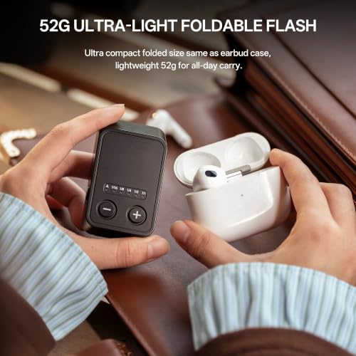 VILTROX Z2 TTL Camera Flash, Foldable Camera Speedlite (for Canon) for Canon