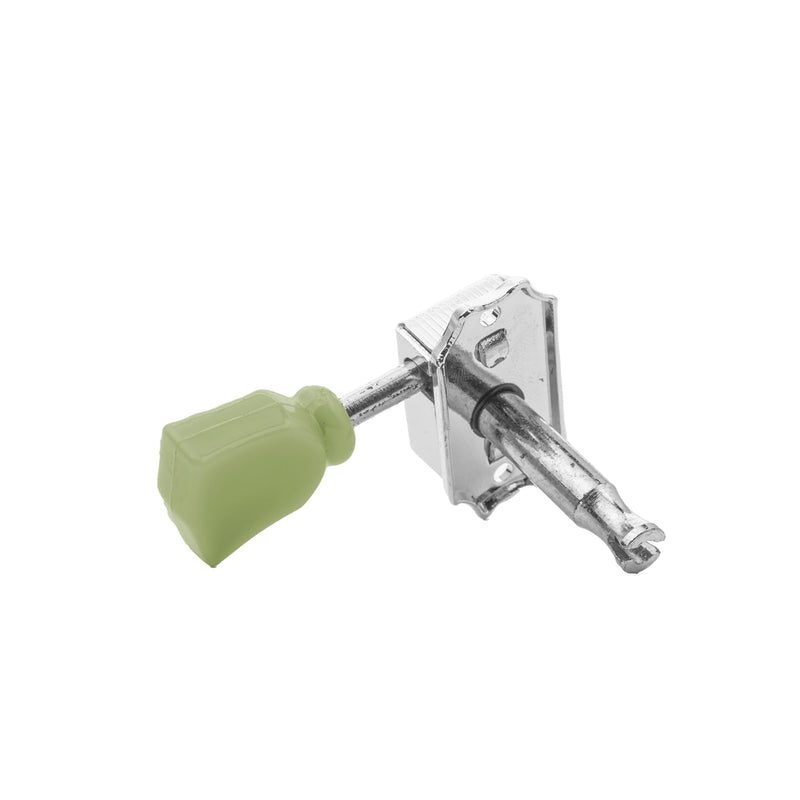 [AUSTRALIA] - 3 Left 3 Right Vintage Guitar String Tuning Pegs Tuning Machines Tuning Keys Machines Heads Tuners Compatible with Les Paul LP SG Style Electric Guitar, Chrome with Tulip Button. 