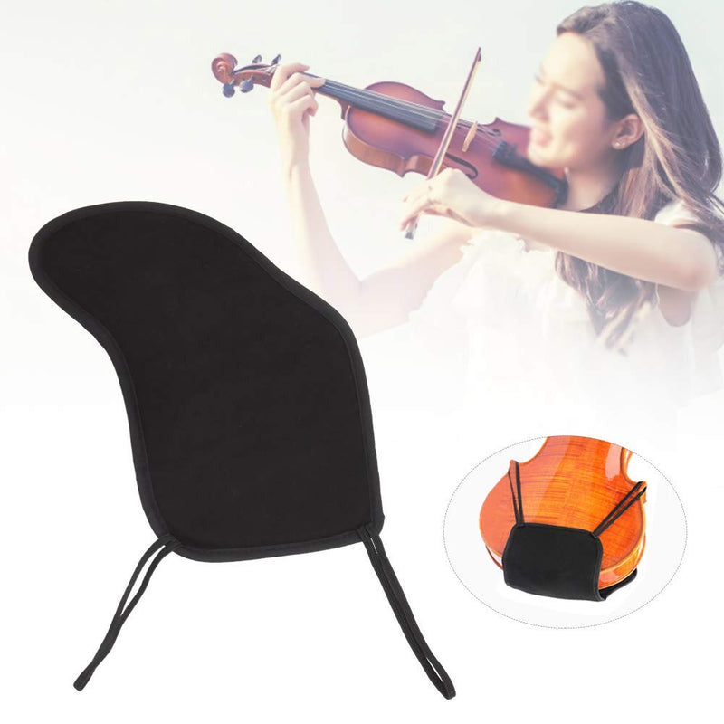 Violin Chin Rest Pad Cotton + Sponge Chin Rest Cover Protector Violin Shoulder Rest Pad Musical Instrument Accessories Suitable for 4/4 3/4 1/2 1/4 1/8 Violin