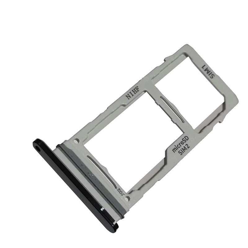 Dual Note 20 Ultra Sim Card Tray Replacement Card Holder for Samsung Galaxy Note 20 Ultra (Not for Single Version) (Black) Note 20 Ultra-Black