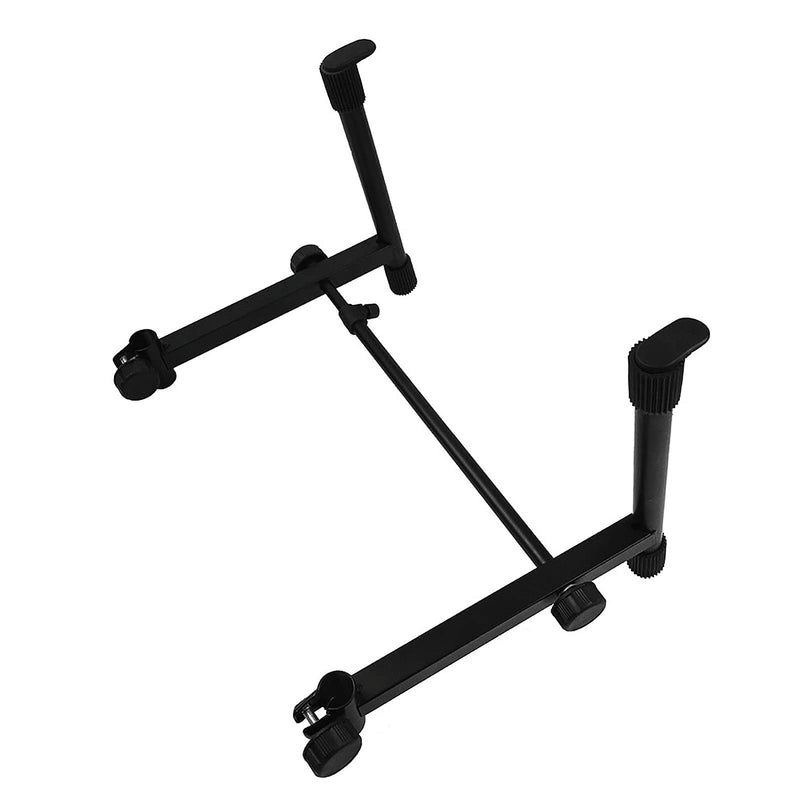 2 Tier Keyboard Stand Attachment Adjustable Electric Digital Piano Stand for 54 - 88 Key Music Keyboards Rack Holder Adjustable Width 15-27 inch Music Instrument Accessories