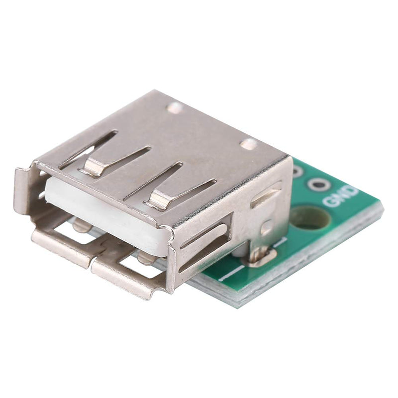 USB Female Breakout Board, 10Pcs Type A USB Female Socket Breakout Board 2.54mm Pitch Adapter Connector DIP Socket