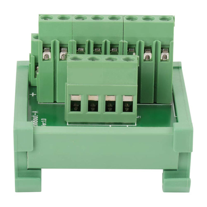 Module Board 2 in 8 Pin Module Breakout Board DIN Rail and Panel Mount Power Distribution