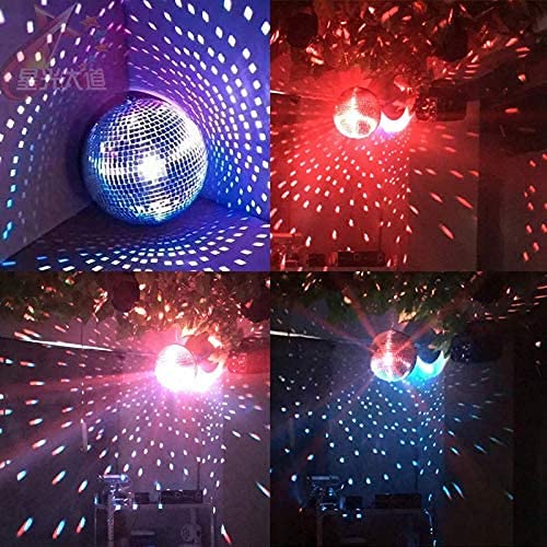 8" Mirror Disco Ball - Cool and Fun Hanging Party Disco Ball for Big Party Decorations, Party Design、Decorate (8 inch, Pink) 8 inch