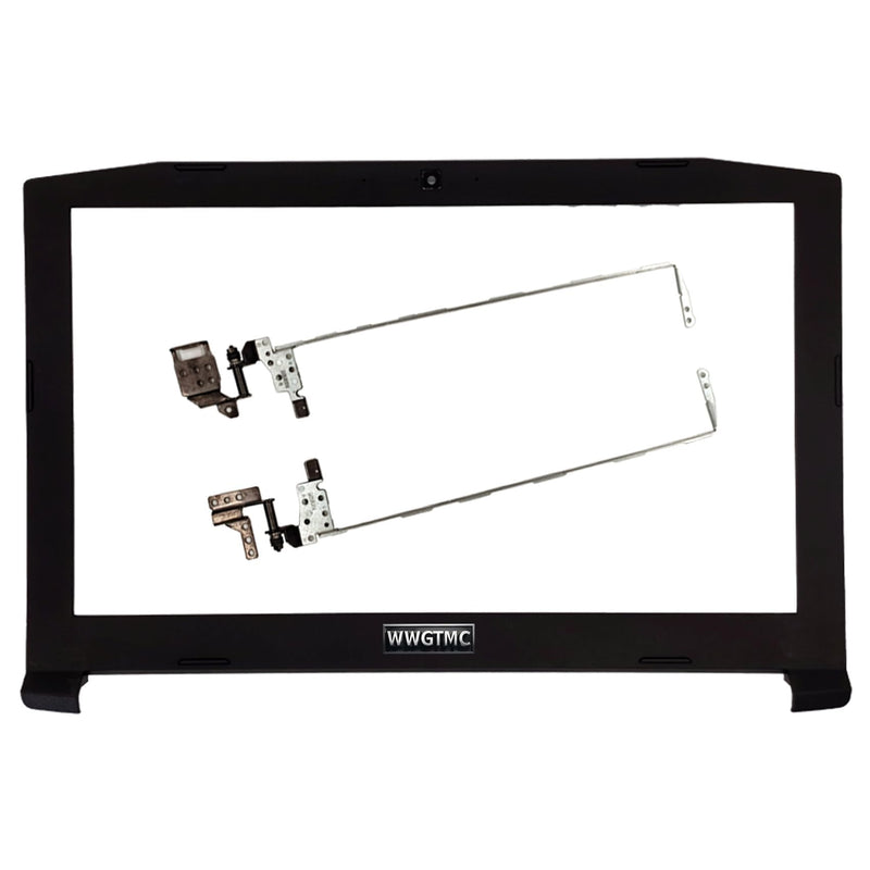 LCD Back Cover with Bezel and Hinges for Acer Nitro 5 AN515-41 | Fit for Acer Nitro 5 AN515-41,AN515-42,AN515-51,AN515-52,AN515-53,15.6-Inch,Black,P/N 60.Q2SN2.002/AP211000700/AP211000800