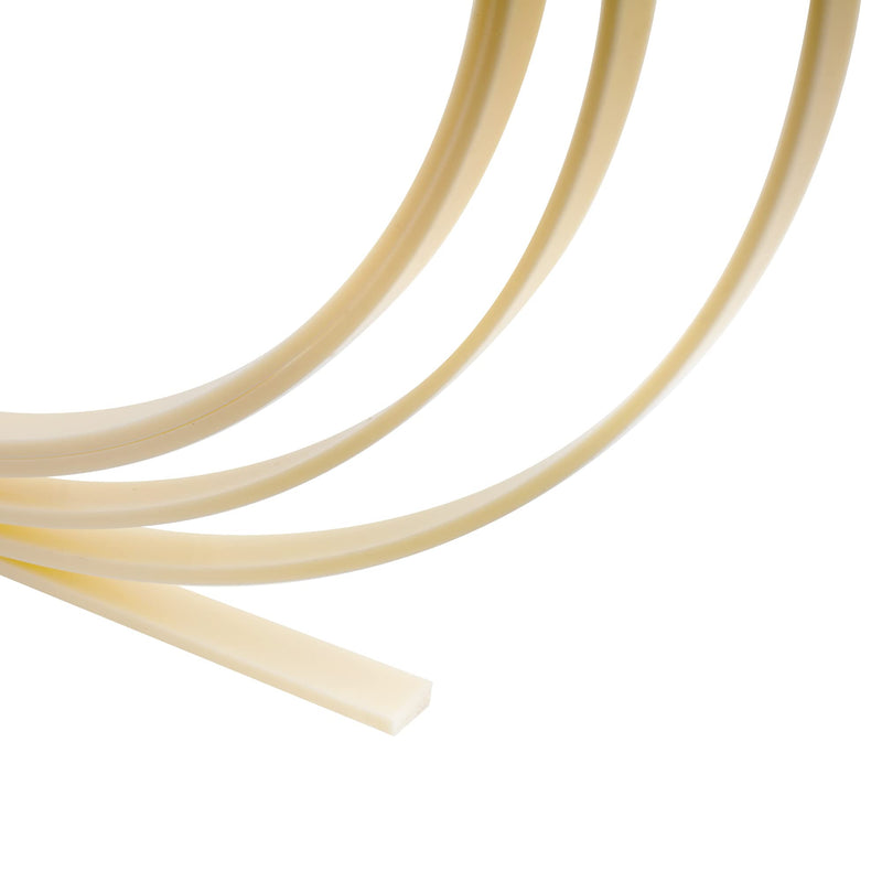 Musiclily 1650mm Plastic Binding Purfling Strip for Acoustic Classical Folk Guitar, Ivory