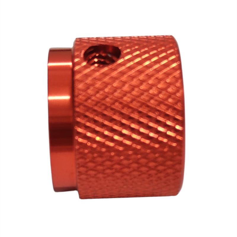 2 Pack Aluminum Rotary Electronic Control Potentiometer Knob,for 0.23'' Diameter Shaft, 0.79'' Dia, 0.61'' H, Guitar Knob, Audio knob, Volume Control Knob (Orange) Orange