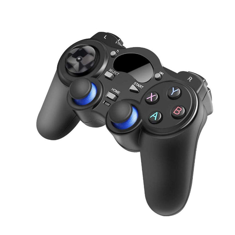 USB Wireless Gaming Controller Gamepad for PC/Laptop Computer(Windows XP/7/8/10) & PS3 & Android & Steam - [Black] (black)