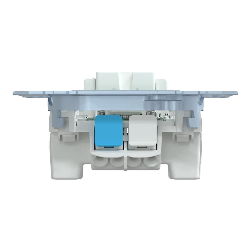 Merten MEG3106-0000 Two-way switch insert 1 pole with indicator light 10 AX, 250 V AC plug-in terminals Single