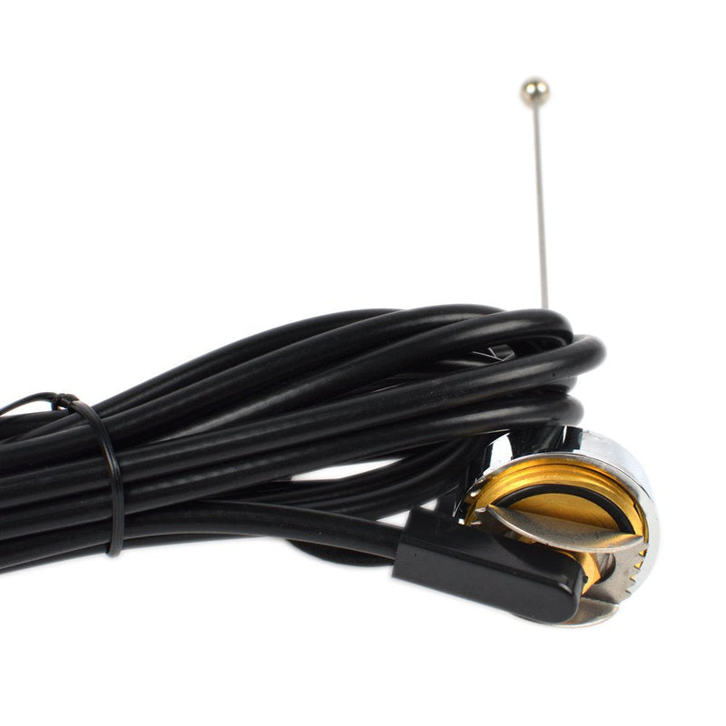 HYS TCJ-N1 VHF NMO 136-174 Mhz Mobile Vehicle FM Tranceiver 2M Antenna with 13 ft RG58 Coax Cable NMO to UHF PL259 Connector for Yaesu Kenwood HYT Vertex Icom Mobile Radios