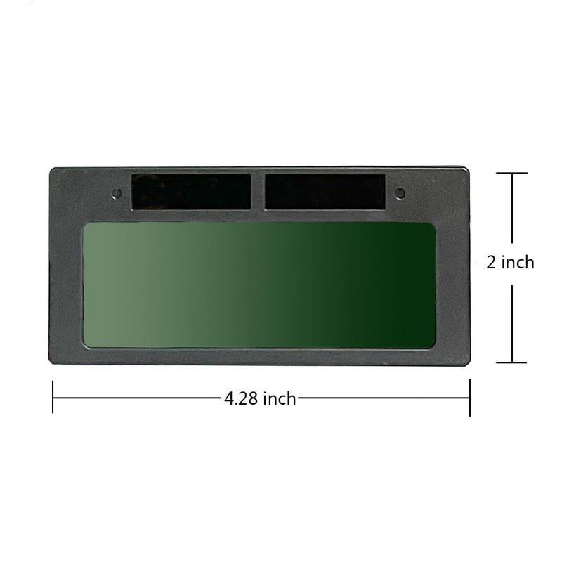 [AUSTRALIA] - True-Color Auto Darkening Welding Lens 2-Pack, Replacement Horizontal Lens for Welding Hoods/Helmet, Shade 3/11, 2 x 4.2" 2 × 4 “ 