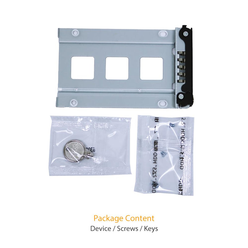 ICY DOCK ToughArmor MB411 MB992 MB996 Series Drive Tray with Metal Lock | EZ-Slide Micro Tray MB996TK-B