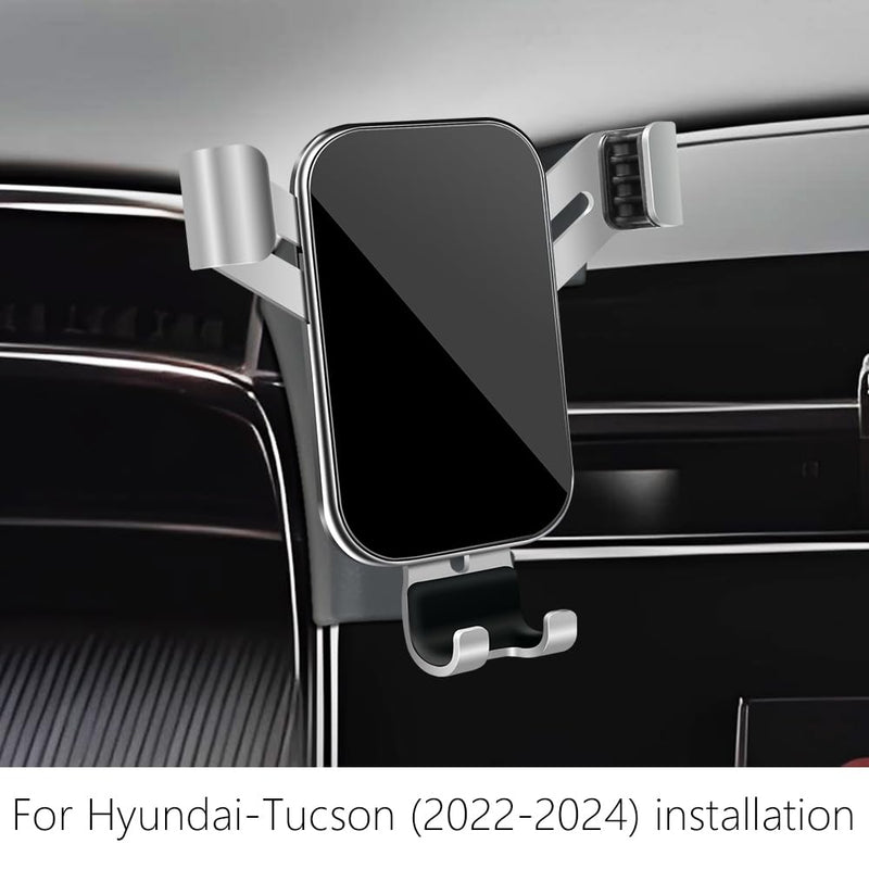 Car Phone Holder for Hyundai Tucson 2022 2023 2024 and Hyundai Santa Cruz 2022-2024 Auto Interior Accessories Best Cell Phones Mount Cellphone Mobile Cradle Charging Navigation GPS Screen Stand
