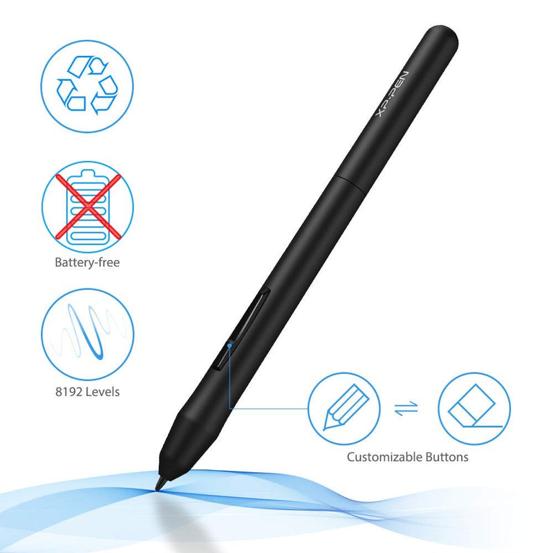 Drawing Tablet XPPen StarG640 Digital Graphic Tablet & Mini Keydial ACK05 Wireless Shortcut Keyboard