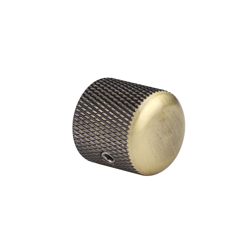 2Pcs Electric Bass Guitar Knobs Bronze Dome Metal Volume Tone Speed Control Knob for Fender Telecaster Gibson Les Paul Electric Bass Guitar Accessories (Bronze)