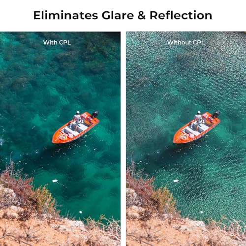 Beschoi 82mm Polarizer Filter 30 Layer Multi-Resistant Nano Coated Circular Polarizing Filter(CPL) with HD Optical Glass/Ultra Slim Frame, Reduce Glare/Enhance Contrast/Reduce Reflection