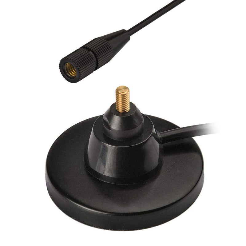 Bingfu HF VHF UHF Ham Amateur Mobile Radio Police Scanner Antenna Magnetic Base BNC Male Compatible with Uniden Bearcat Whistler Radio Shack Police Scanner BNC Male Antenna I