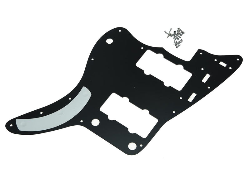[AUSTRALIA] - Dopro American Vintage Jazzmaster Guitar Pickguard Scratch Plate JM Pickguard with Screws for FD Vintage Jazzmaster Black 3 Ply (BWB) Black 3 Ply (BWB) 