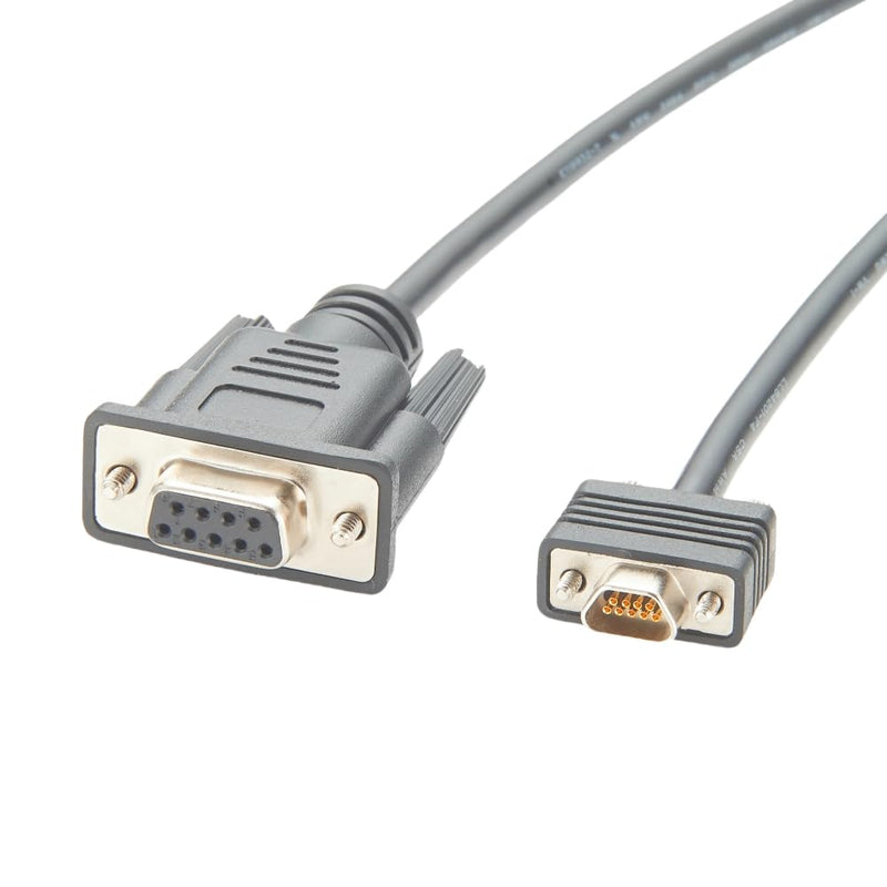 Micro DB9 to DB9 Female RS232 Serial Cable Micro D 9 Pin Null Modem Cable Compatible with 038-003-084, 834219041 (1.5M/5FT)