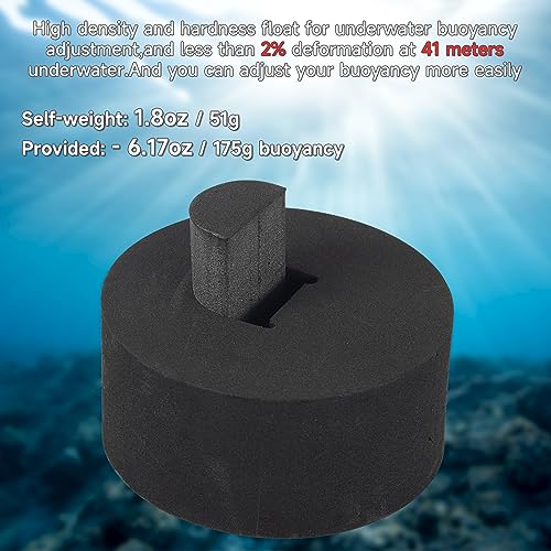 4Pcs Underwater Camera Buoyancy Float Kits, Buoyancy Provided 175g*4, Diameter 3.15", Thickness 1.5", Aquatic Arm Float Kit for Seafrogs/nitescuba/Starbea Floating Arms Diving Tray