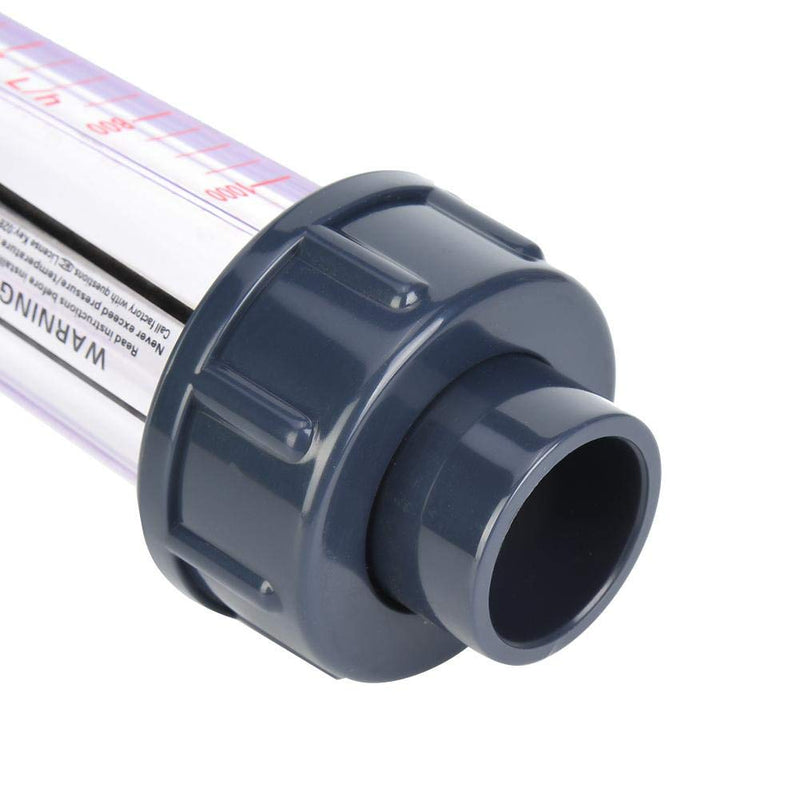 Plastic Pipe Flowmeter, Plastic Flat Mouth (Inner Diameter 25mm/1"), LZS-20 (D) 100-1000 L/H