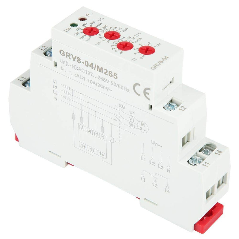 GRV8-04 M265 Voltage Relay 3-Phase Voltage Monitoring Relay Phase Sequence Phase Failure Protection
