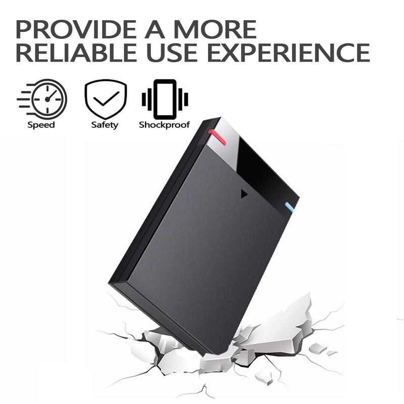 HWAYO 2.5'' 750GB Ultra Slim Portable External Hard Drive USB3.0 HDD Storage for PC, Desktop, Laptop, MacBook, Chromebook, Xbox One, HDDRBUSB3.0