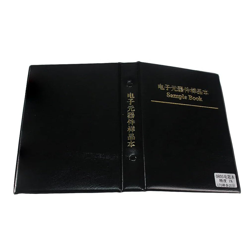 DollaTek 1% 0805 SMD Resistance Assorted Folder (0 Ohm-10M Ohm) 170value x 50pcs = 8500pcs Sample Book 0805 Resistor