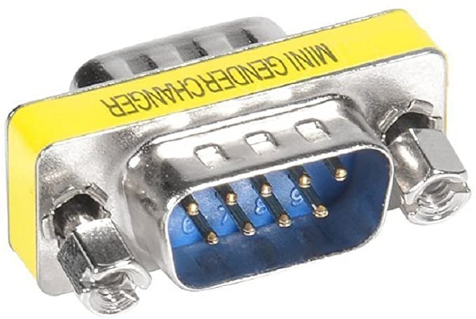 Top-Longer Rs232 Serial Cable 9 Pin DB9 Female to Female / Male to Male Gender Changer Coupler Adapter Connector Pack of 4