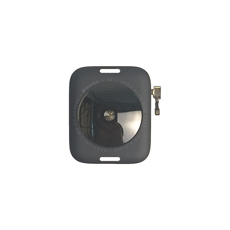 New Back Cover Glass Heart Rate Part Connector Con NFC Compatible with Apple Watch Series SE 2022 44mm(Cellular+GPS) with Upgraded Repair Tools Kit