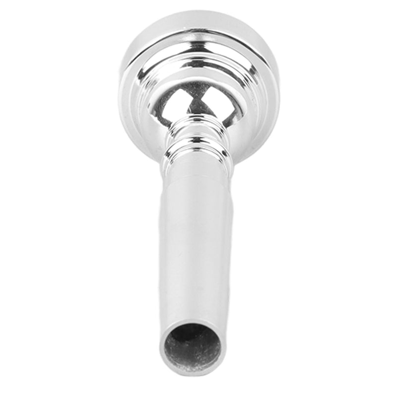 3C Trumpet Mouthpiece, Silver Trumpet Mouthpiece Music Instrument, Stable Brass Instrument Accessories for Beginners, Intermediates and Professional Players, 3.43x1.06in