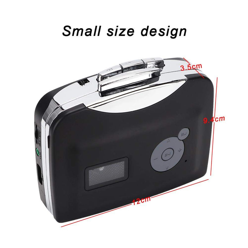 [AUSTRALIA] - Cassette to MP3 Converter Stereo USB Cassette Digital Tape MP3 with Headphones for Computer, Speaker, Transfer to Mobile Phone, for iPod, etc. 