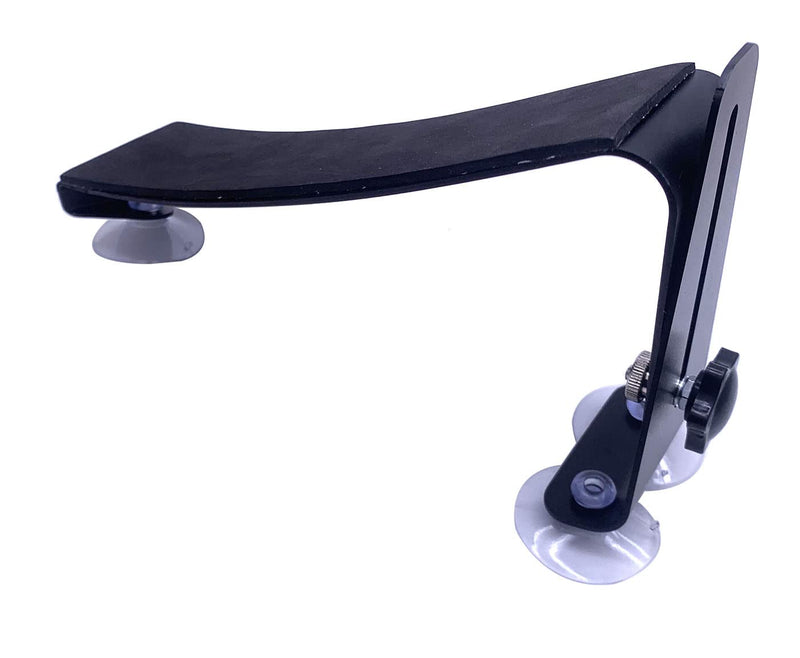 Guitar Support Adjustable Rest Aluminum Guitar Footstool Leg Stand for Classical Guitar Black