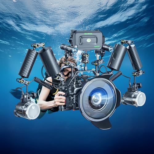 Sea frogs D60mm, 8'', Carbon Fiber Float Arm, Buoyancy Provided 300g D60mm, 8'' Carbon Fiber Float Arm