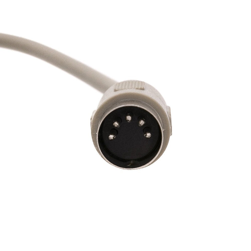 CableWholesale at Keyboard Extension Cable, Din5 Male to Din5 Female, 5 Conductor, Straight, 6 Foot, Keyboard Extension Cable Din 6'