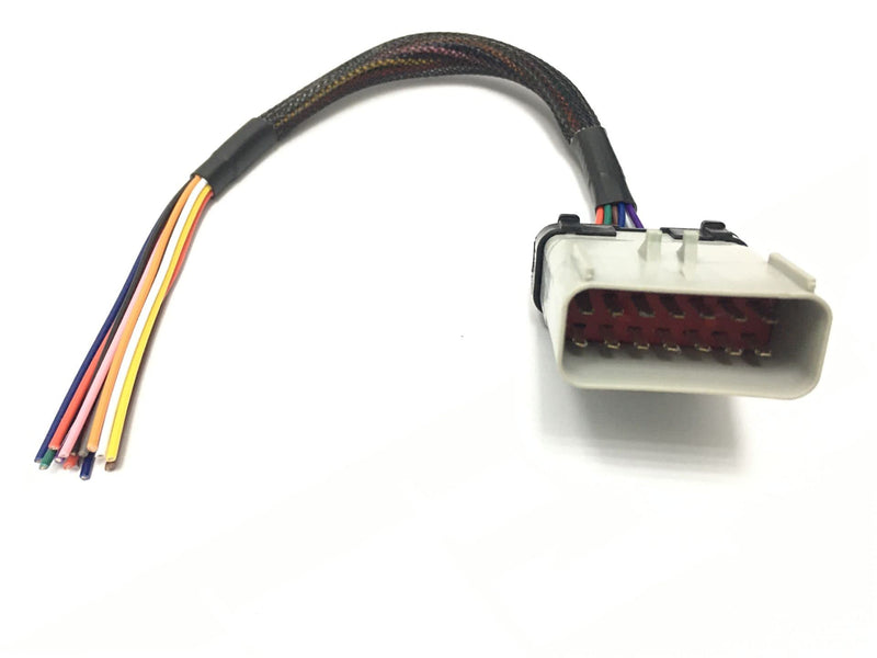 YPP 14 Way RP1226 Male Connector 14Pin to Open Loose Cable 1ft/30cm (Pack of 2) 1ft/30cm (Pack of 2)