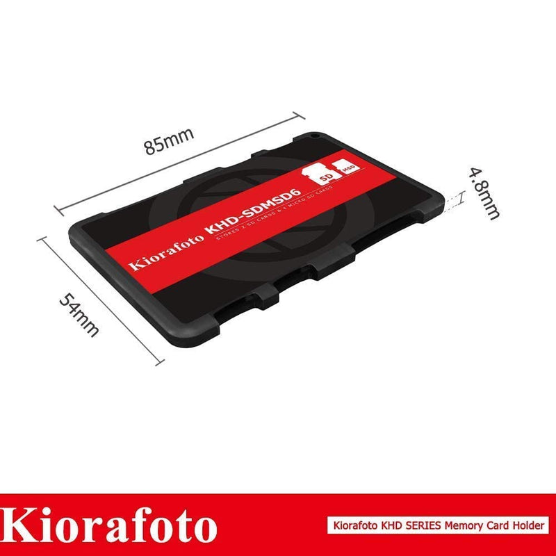 Kiorafoto Memory Card Case Holder Tough & Slim Bundle : Tough Case for 12 SD + 12 MicroSD TF , Slim Holder for 2 SD + 4 MicroSD TF