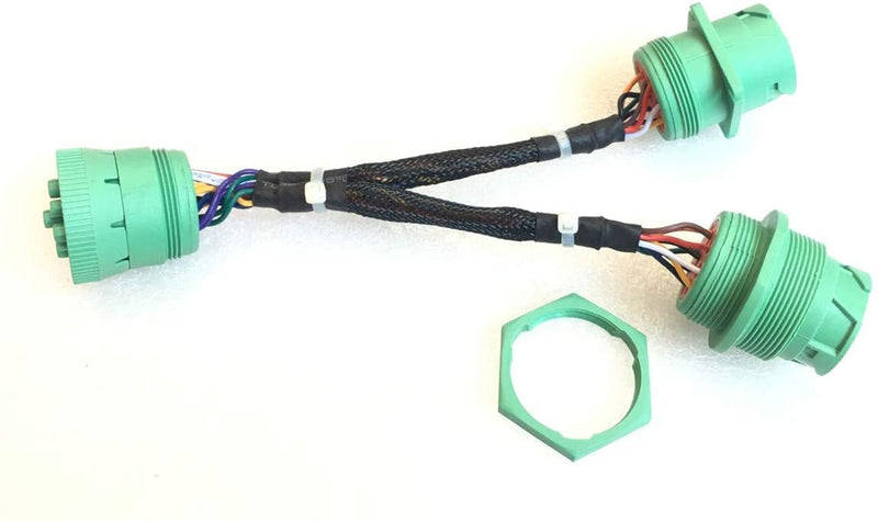 [AUSTRALIA] - Green Type 2 J1939 9pin Splitter Y Cable 