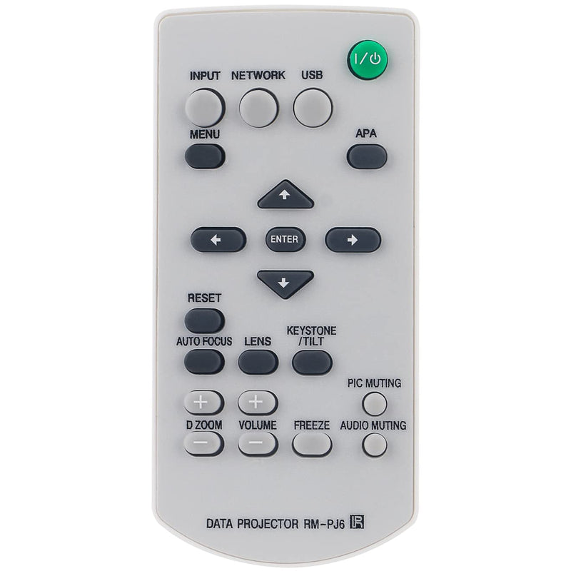 AIDITIYMI RM-PJ6 Remote Control Replace operates for Sony Projector VPL ES7 VPL-EX7 VPL-ES7 VPL-EX70 Data Projector