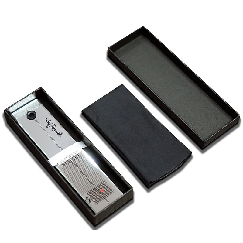 Turntable Phonograph LP Phono Cartridge Stylus Alignment Protractor Adjustment Tool - Mirrored Surface for Precision A