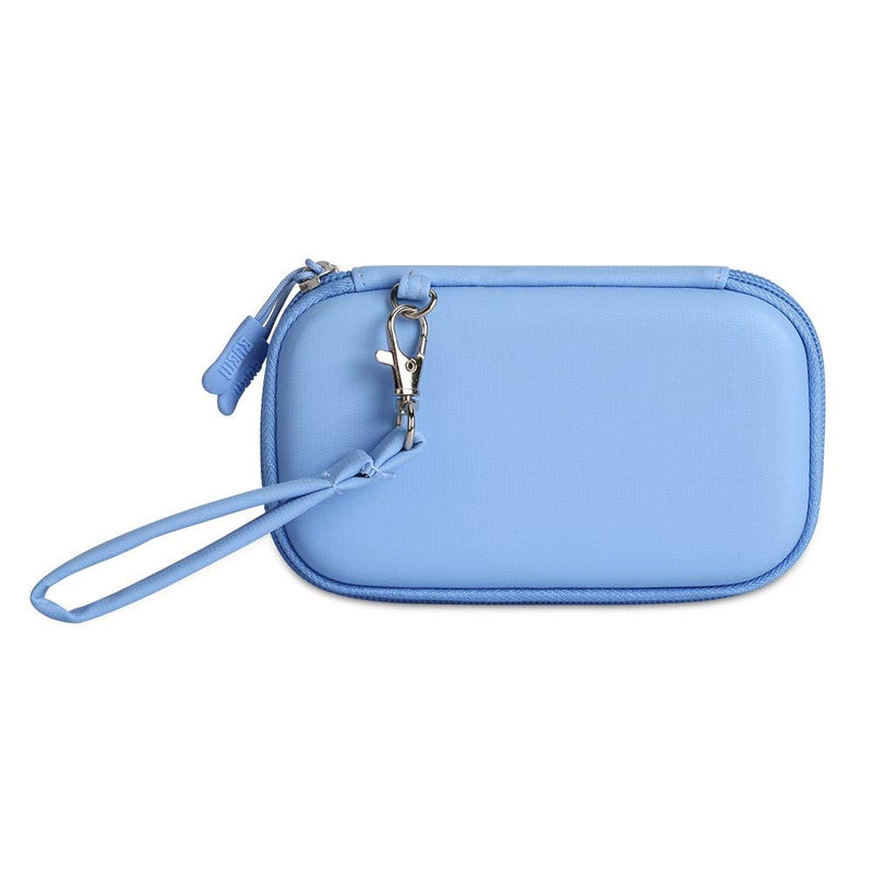 BUBM External Hard Drive Portable Carrying Case,EVA Waterproof Travel Bag Compatible with 2.5 inch Western Digital|Toshiba|Seagate|LaCie|HGST Hard Drive with 6 SD Card Slots ,5.9 3.9 2.0 inch,Blue Blue