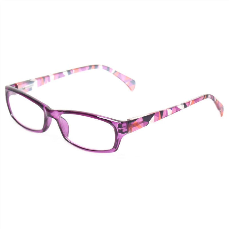 Reading Glasses 5 Pairs Fashion Ladies Readers Spring Hinge with Pattern Print Eyeglasses for Women (5 Pack Mix Color, 2.5) 2.5 x
