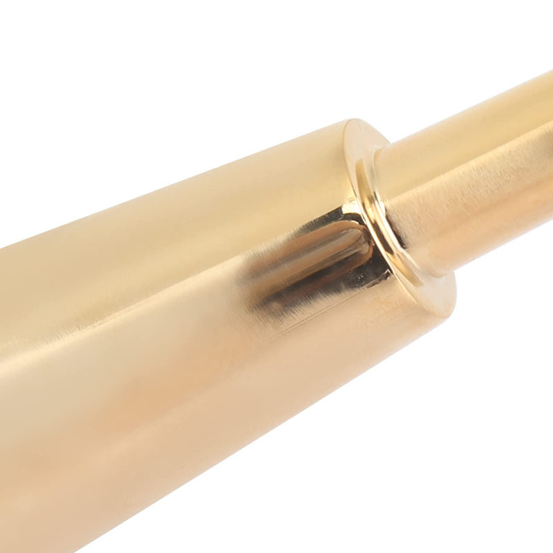 Trumpet Mouthpiece, Heavy Duty Cone Metal Wind Musical Instrument Parts Performance Accessories (Gold)